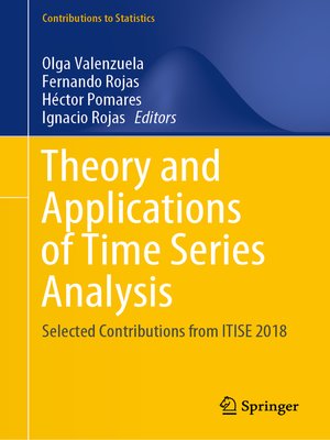 cover image of Theory and Applications of Time Series Analysis